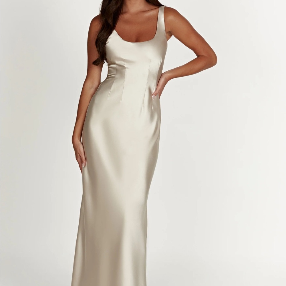 BRAND NEW MESHKI ARORA CORSET MAXI DRESS